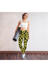 Avocado Print Yoga Leggings - Objet D'Art