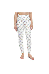 Bicycle Print Yoga Leggings - Objet D'Art