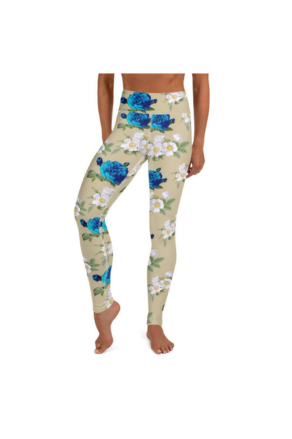Floral Yoga Leggings - Objet D'Art