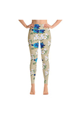 Floral Yoga Leggings - Objet D'Art