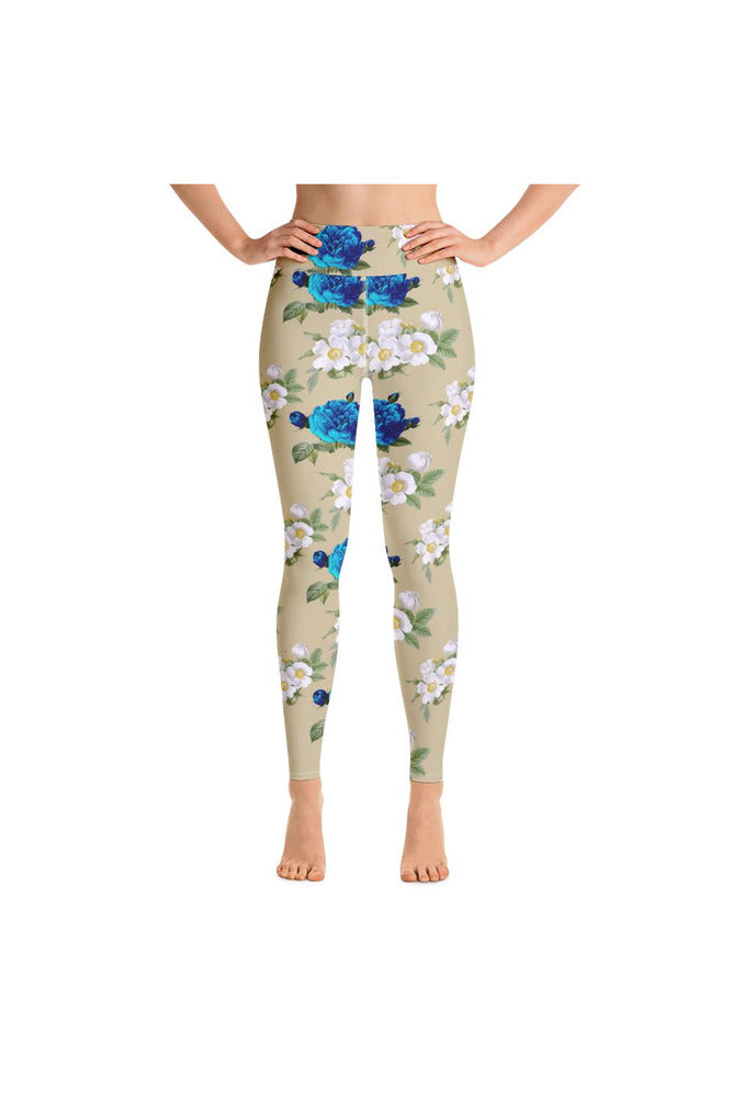 Floral Yoga Leggings - Objet D'Art