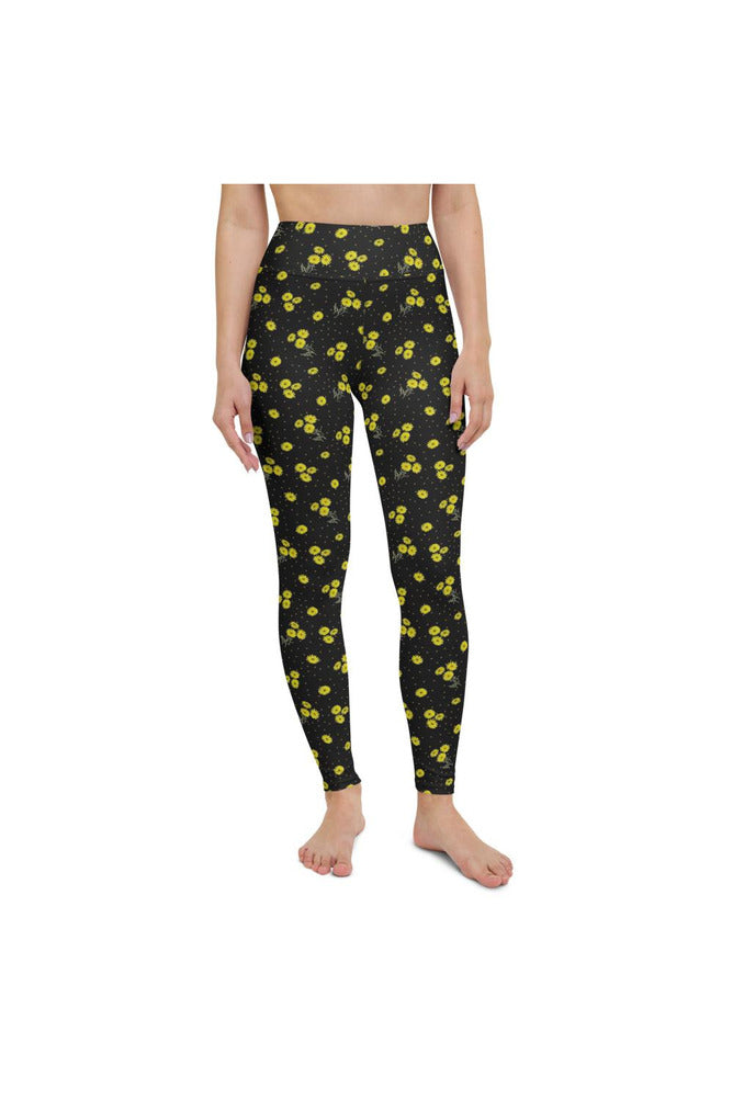 Daisies Yoga Leggings - Objet D'Art