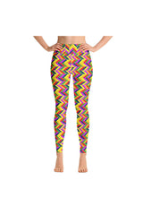 Herringbone Rainbow Yoga Leggings - Objet D'Art