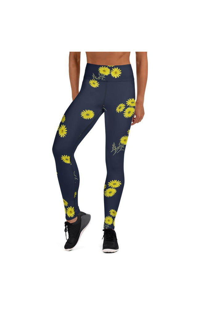 Daisies Yoga Leggings - Objet D'Art