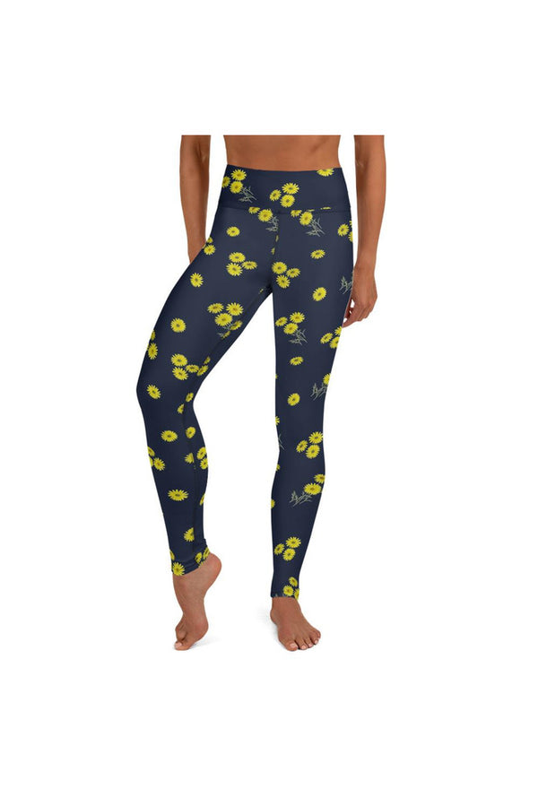 Daisies Yoga Leggings - Objet D'Art