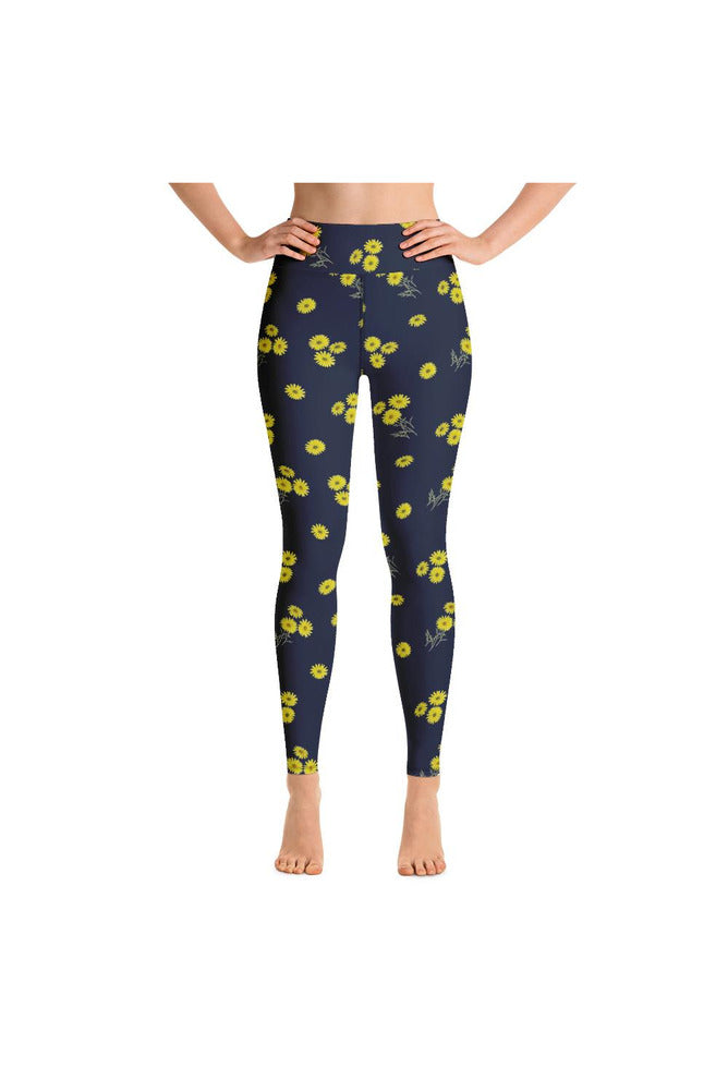 Daisies Yoga Leggings - Objet D'Art