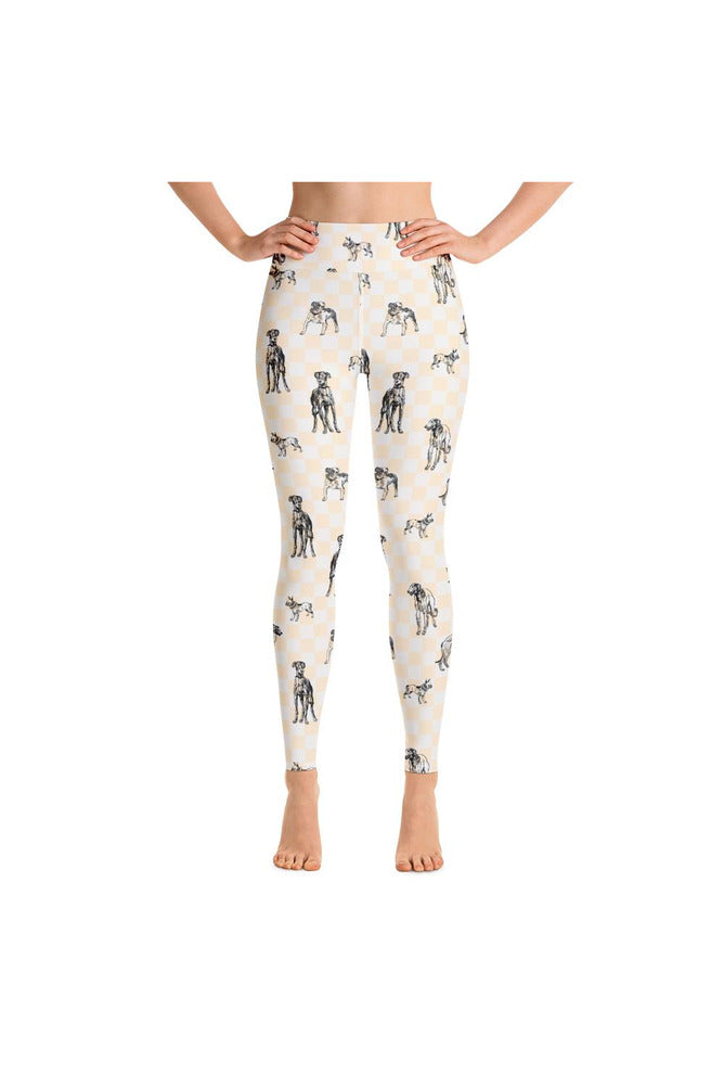 Pooch Power Yoga Leggings - Objet D'Art