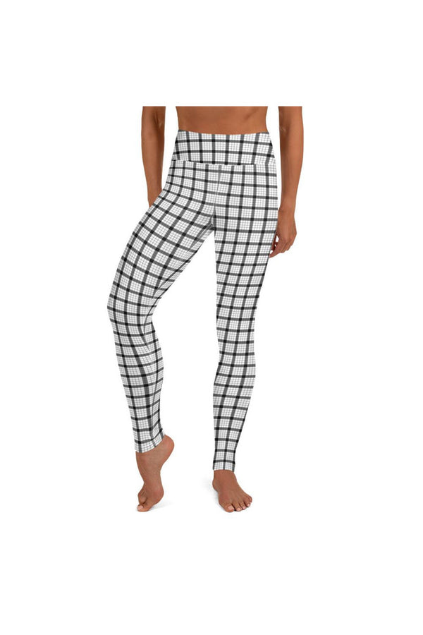 Plaid Yoga Leggings - Objet D'Art