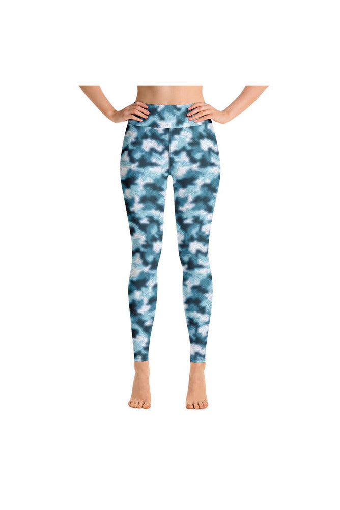Painted Abstraction Yoga Leggings - Objet D'Art