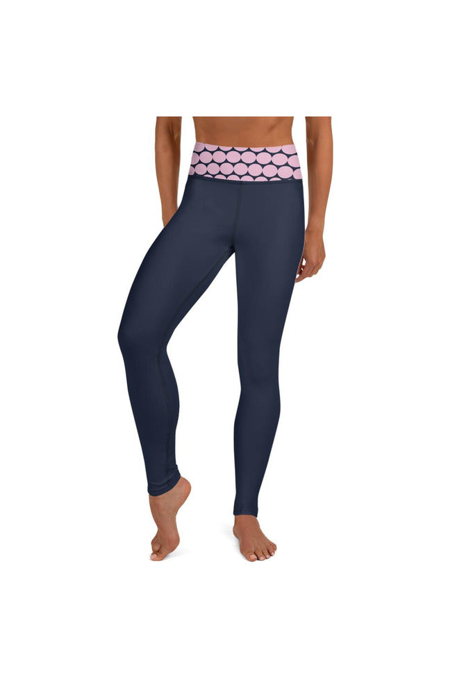 Dot Accented Yoga Leggings - Objet D'Art