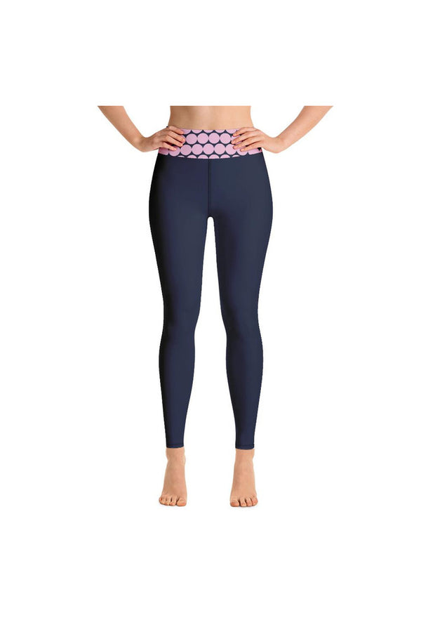 Dot Accented Yoga Leggings - Objet D'Art