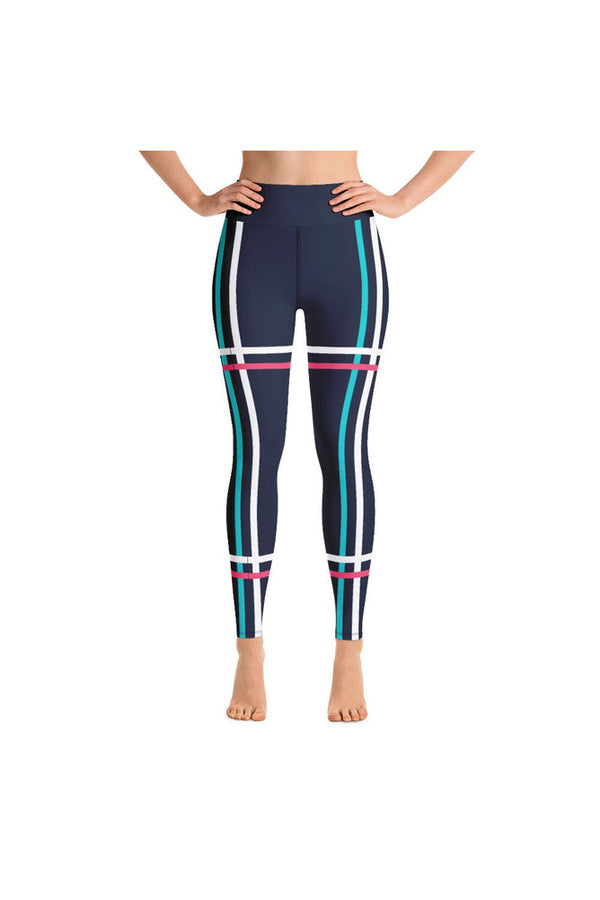 Striped Yoga Leggings - Objet D'Art