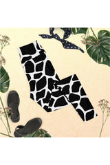 Cow Print Yoga Leggings - Objet D'Art