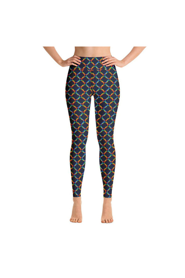 Color Wheels Yoga Leggings - Objet D'Art