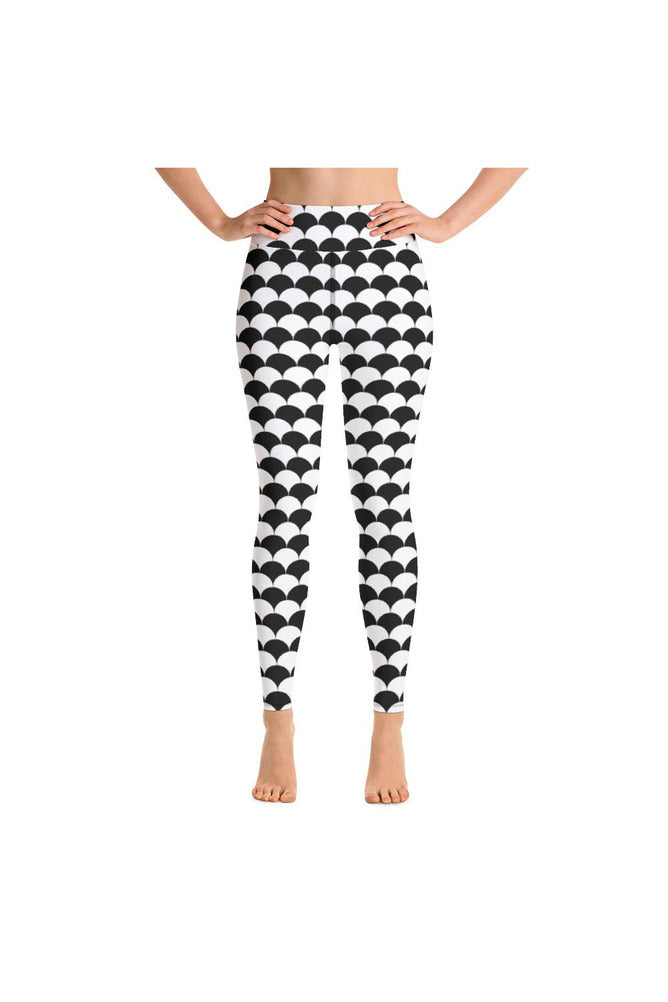 Scale Print Yoga Leggings - Objet D'Art