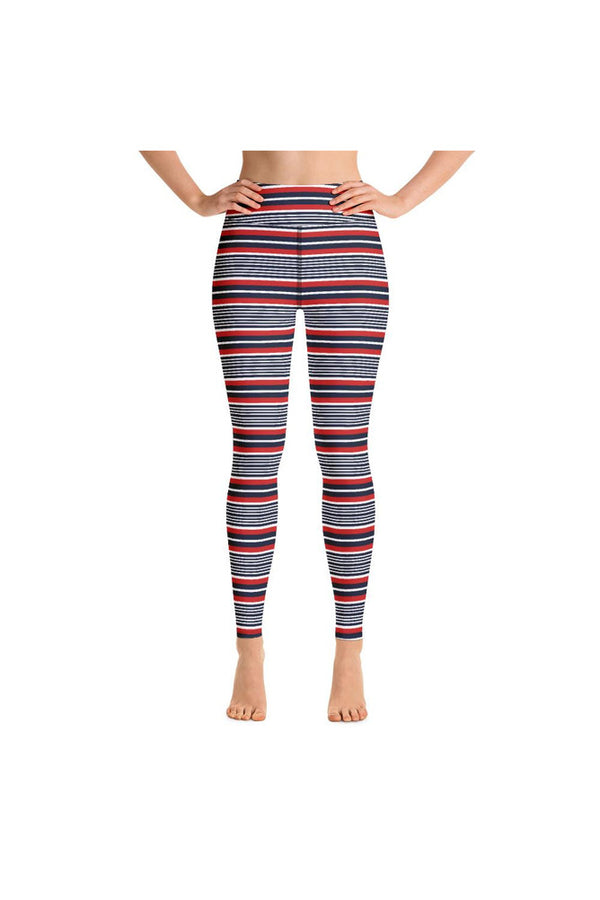 Classic Striped Yoga Leggings - Objet D'Art