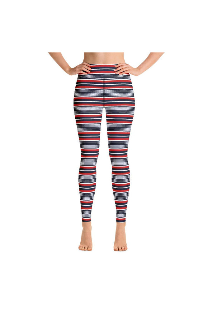 Classic Striped Yoga Leggings - Objet D'Art