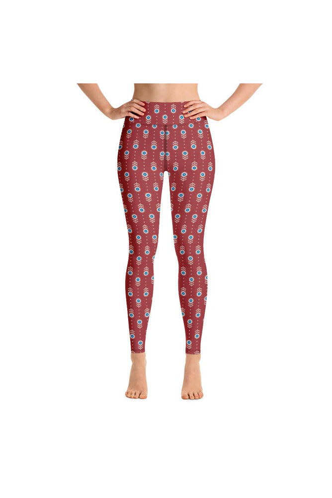 Indira Floral Yoga Leggings - Objet D'Art