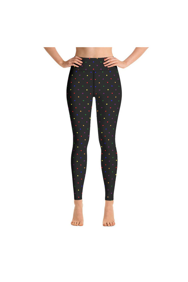 Rainbow Drops Yoga Leggings - Objet D'Art