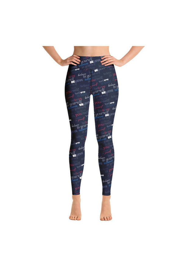 Believe in Yourself Yoga Leggings - Objet D'Art