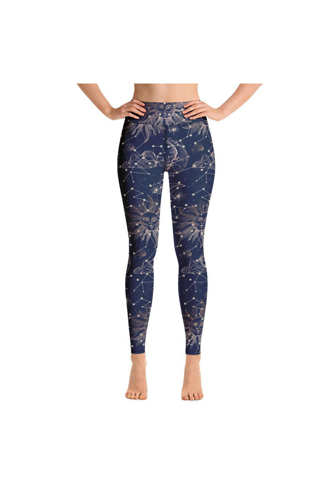 Zodiac Constellation Yoga Leggings - Objet D'Art