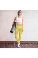 Striped Yoga Leggings - Objet D'Art