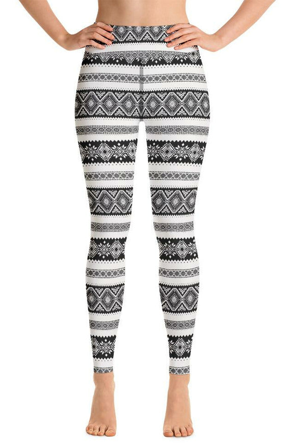 Arabesque Yoga Leggings - Objet D'Art