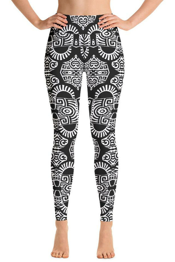 Arabesque Yoga Leggings - Objet D'Art