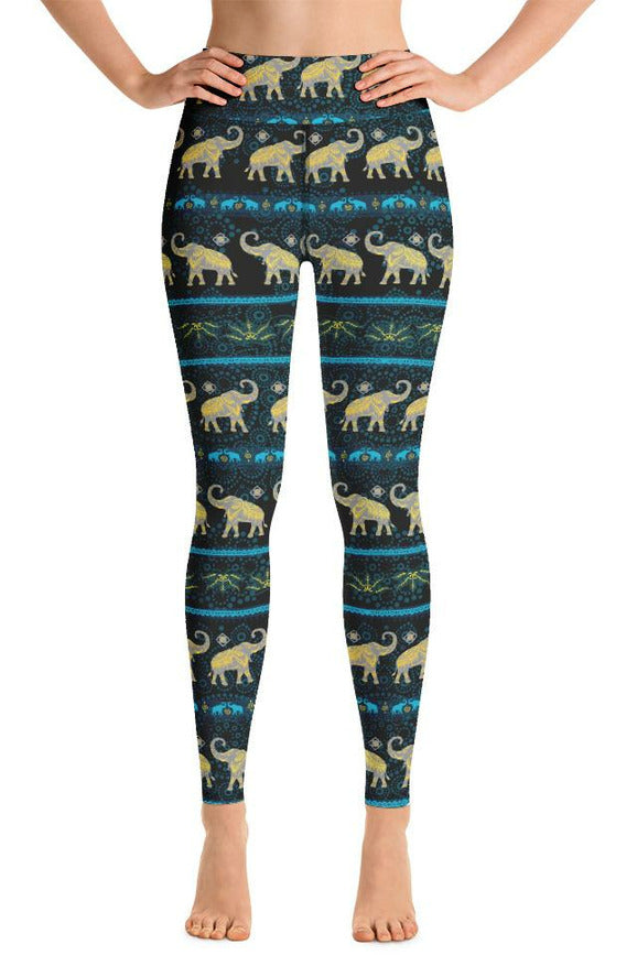 Elephant Parade Yoga Leggings - Objet D'Art