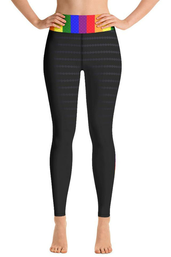 Rainbow Yoga Leggings - Objet D'Art
