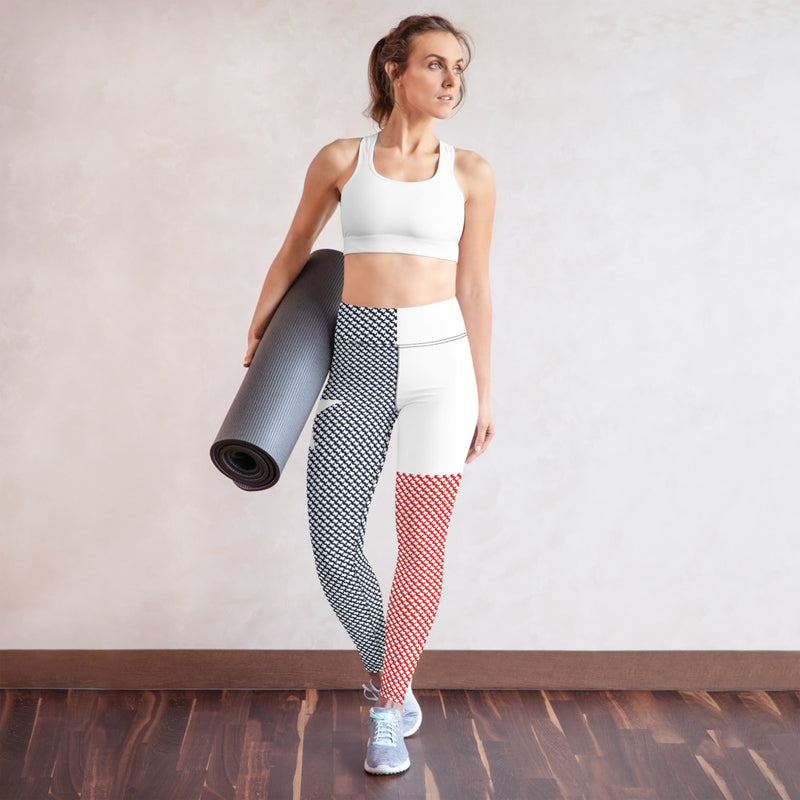 Texas Flag Yoga Leggings - Objet D'Art