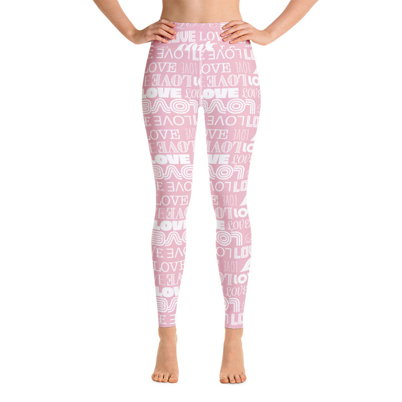 Amor Us Yoga Leggings - Objet D'Art