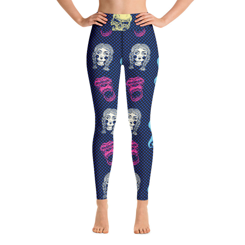 Nightmarish Yoga Leggings - Objet D'Art