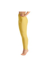 Pale Yellow Yoga Leggings - Objet D'Art