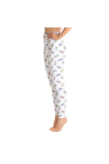 Bicycle Print Yoga Leggings - Objet D'Art