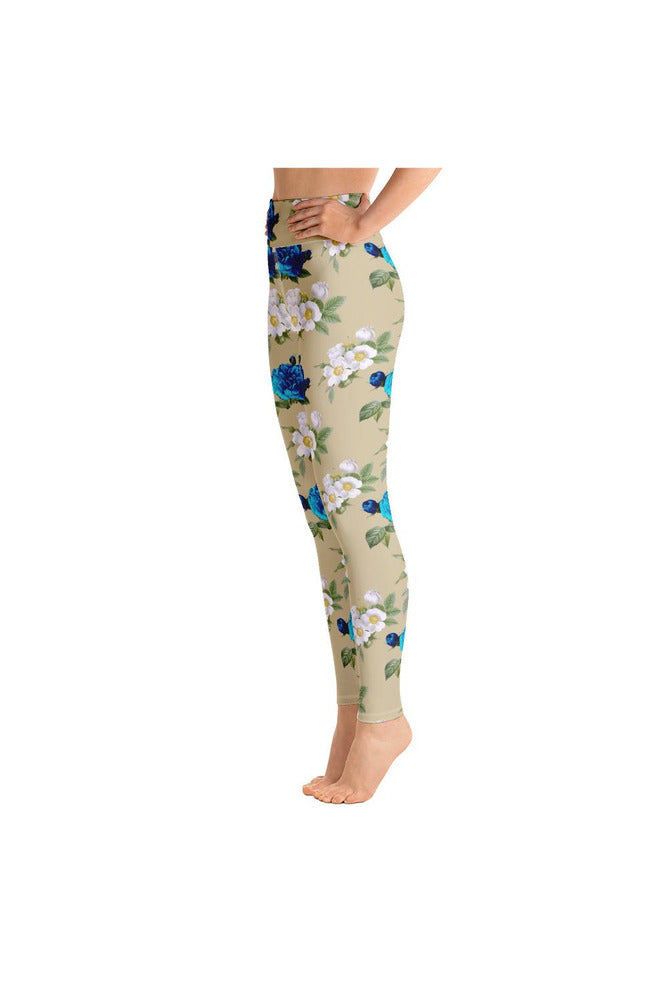Floral Yoga Leggings - Objet D'Art