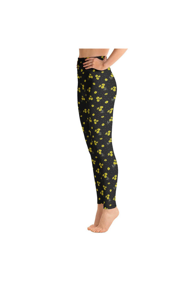 Daisies Yoga Leggings - Objet D'Art