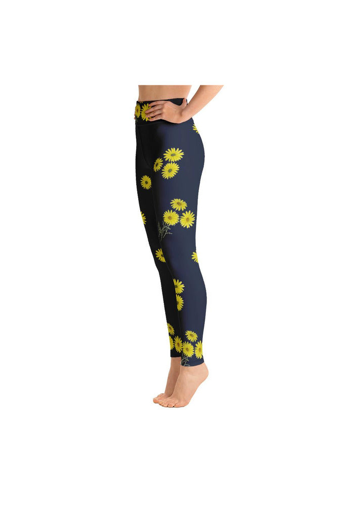 Daisies Yoga Leggings - Objet D'Art