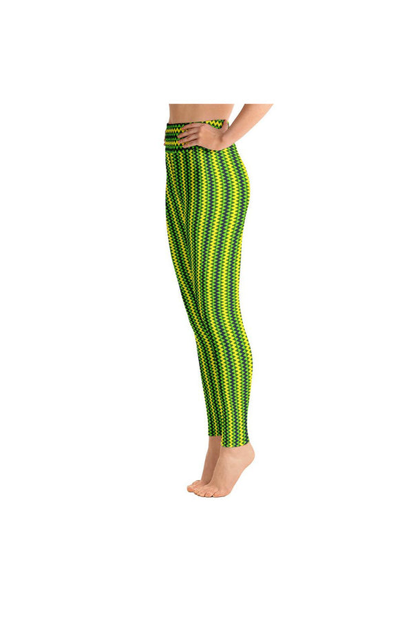 Green Machine Yoga Leggings - Objet D'Art