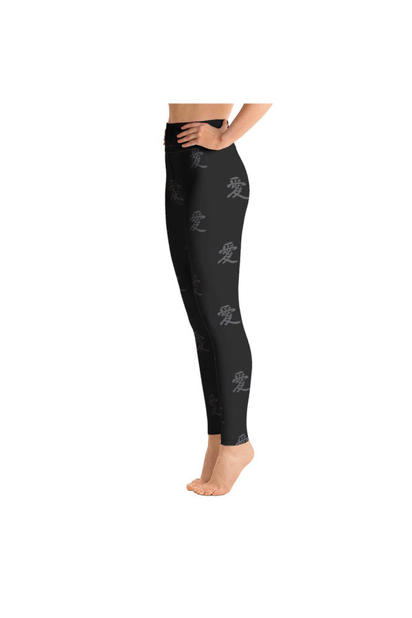Love Hanzi/Kanji Yoga Leggings - Objet D'Art