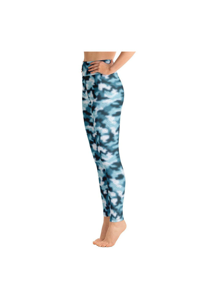 Painted Abstraction Yoga Leggings - Objet D'Art