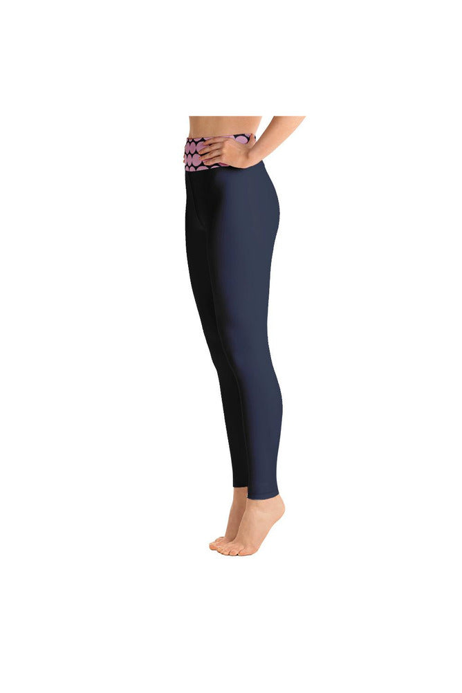 Dot Accented Yoga Leggings - Objet D'Art