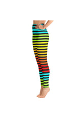 Striped Yoga Leggings - Objet D'Art