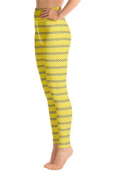 Striped Yoga Leggings - Objet D'Art