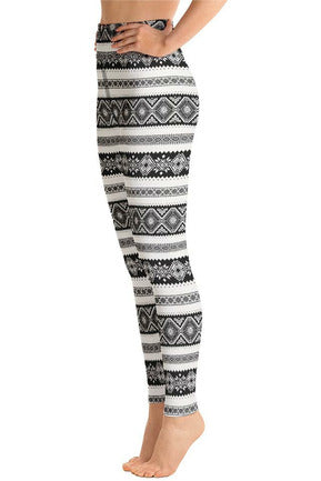 Arabesque Yoga Leggings - Objet D'Art