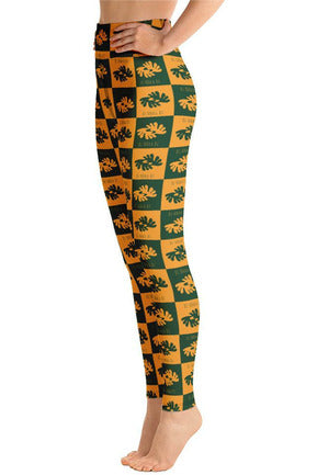 Bi Nnka Bi Adinkra Symbol (Harmony) Yoga Leggings - Objet D'Art