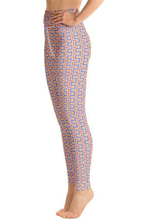 Romanesque Rainbow Yoga Leggings - Objet D'Art