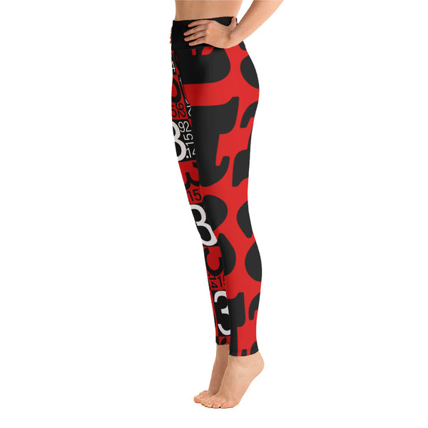 Pi Symbol Yoga Leggings - Objet D'Art