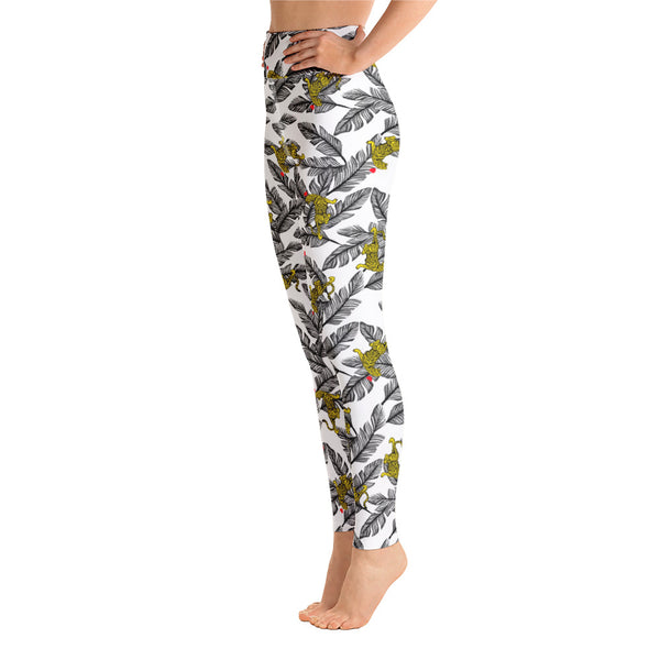 Crouching Tiger Yoga Leggings - Objet D'Art