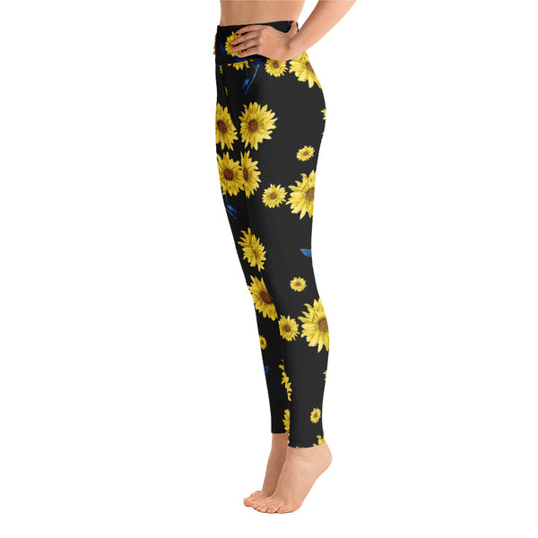 Sunflower Yoga Leggings - Objet D'Art